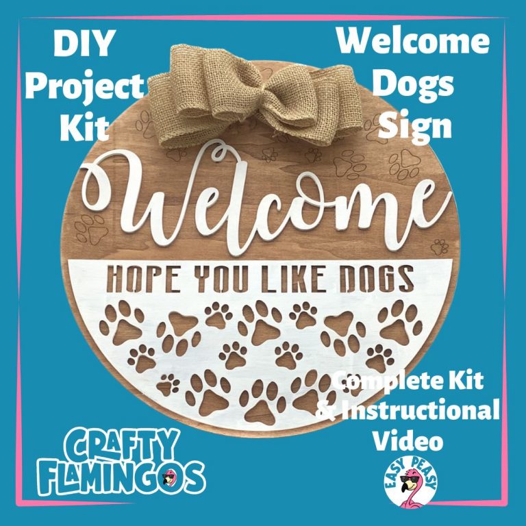 Welcome Dogs Painted Sign Tutorial